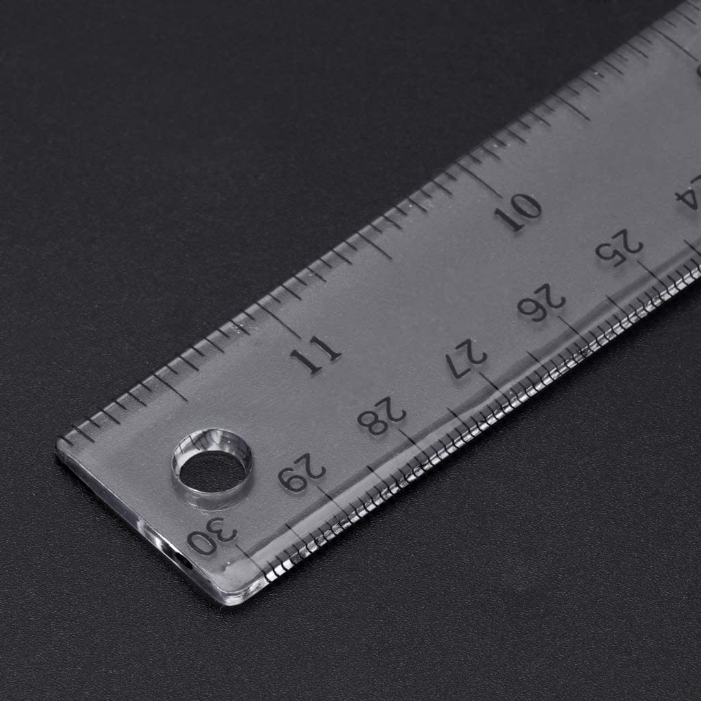 Amazon.co.jp: T定規30cm/12インチプラスチック製T定規メートル法定規